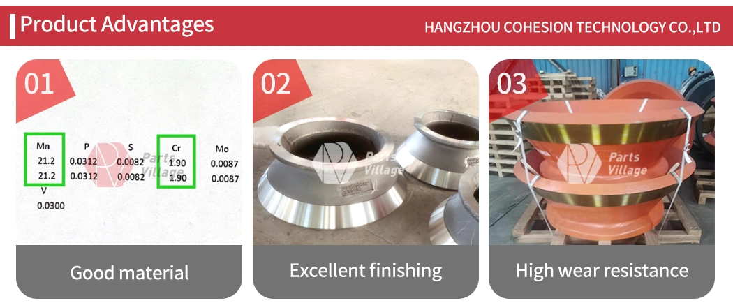 CH Series Cone Crusher Parts Suit for Metso Mantle And Concave