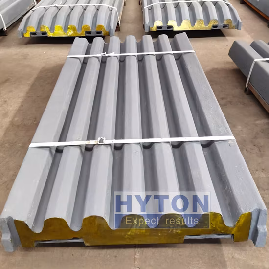 Щековая пластина Cj409 для щековой дробилки Sandvik